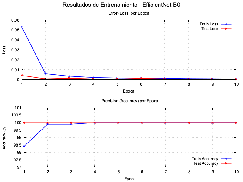 Gráfica de Resultados de Entrenamiento